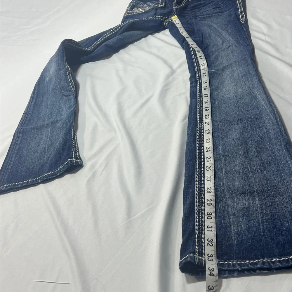 Rock revival women’s Tali bootcut jeans size 25x33 Y2K - Picture 9 of 11